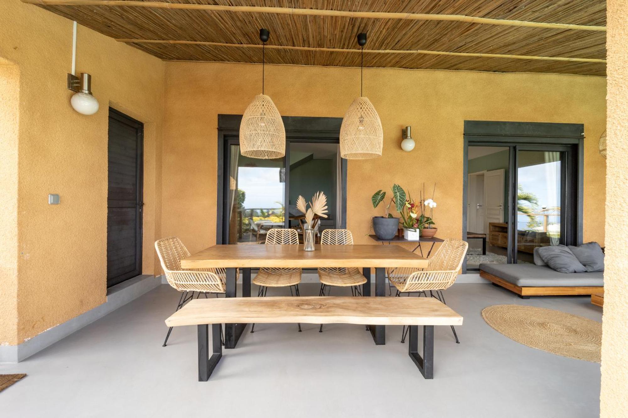 Villa Cactus Avec Piscine Et Vue Mer La Saline Le Bains Extérieur photo