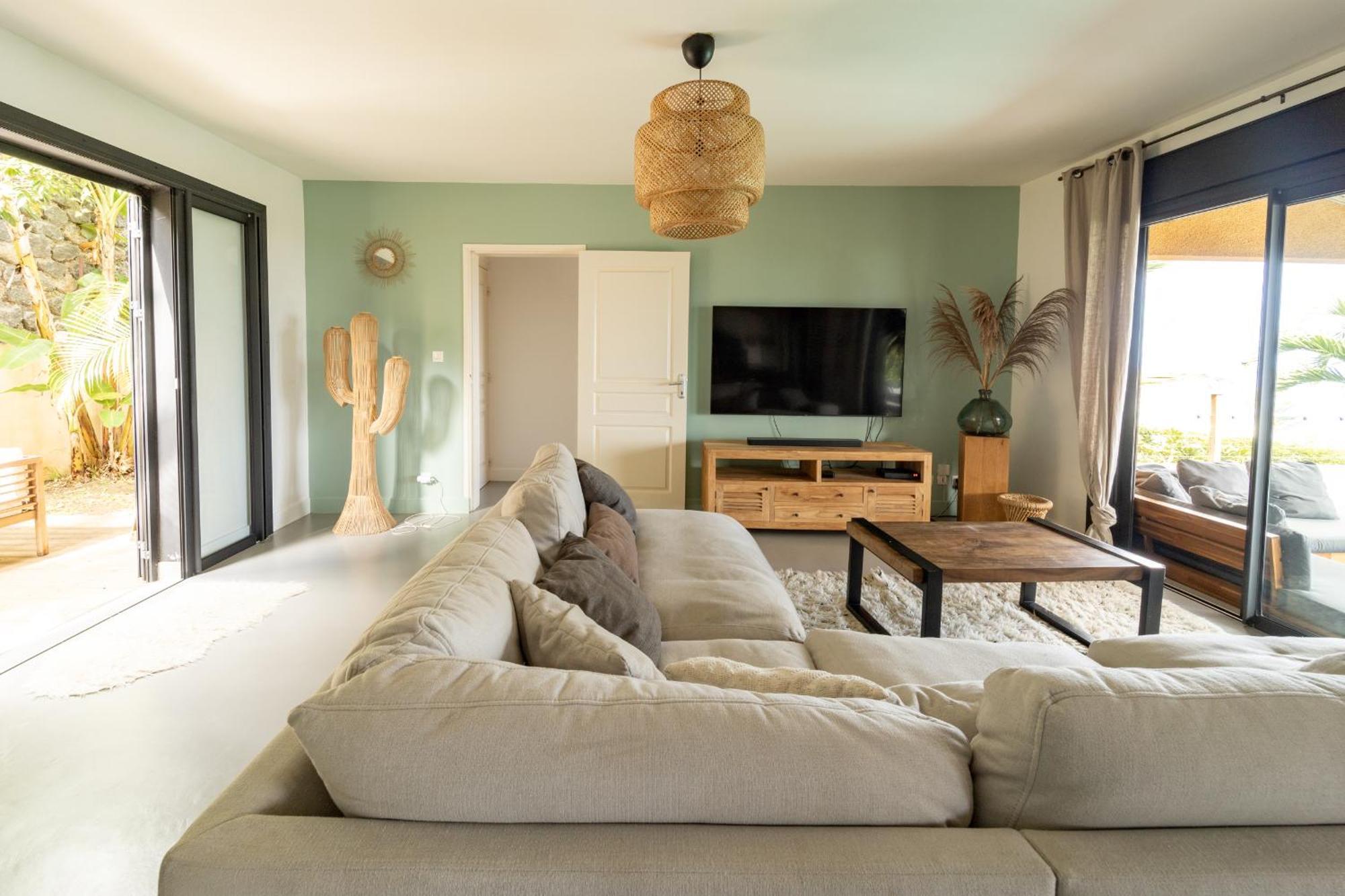 Villa Cactus Avec Piscine Et Vue Mer La Saline Le Bains Extérieur photo